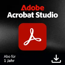 Adobe Acrobat Studio 1 Jahr - [Multiplattform]