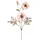 Creativ green Winterliche Kunstpflanze CREATIV GREEN "Weihnachtsdeko", rosa, B:25cm H:72cm T:10cm, Polyester, Kunstpflanzen, mit je 3 Blüten pro Zweige, 3er-Set