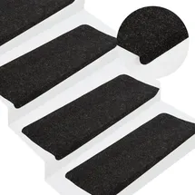 vidaXL Stufenmatte 65 x 24,5 cm Anthrazit