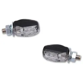 Highsider Smart Picco LED Blinker Schwarz / Scheibe Klar (Paar), Hinten