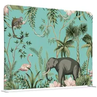 Showdown Displays Showdown Raumteiler 200x150cm Tropische Tiere