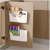 Stück Aufbewahrungsboxen Für Küchenschranktüren, Hängende Wandaufbewahrungsboxen, Verschiedene Aufbewahrungsboxen Für Schrank/badezimmer/kühlschrank (beige)