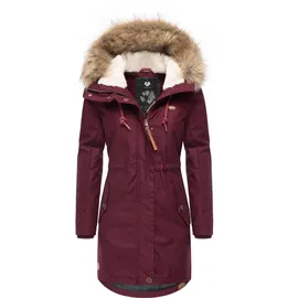 Ragwear Winterparka Tawny hellbraun / weinrot XXL