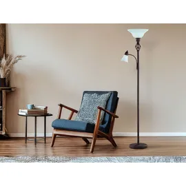 meine wunschleuchte Landhaus Deckenfluter 180,0cm 180cm braun