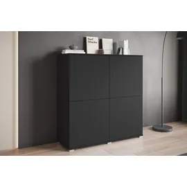 OTTO home Kenia 120 x 125 x 39,5 cm Schwarz