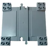 LEGO® DUPLO® Eisenbahn Bahnübergang Schiene Hellgrau NEU! Menge 3x - Hellgrau