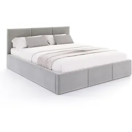 Fdm Polsterbett 180 x 200 cm Grau