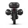 Shad 3P System Honda Transalp 750, Schwarz