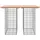 deluke Gartenbank Gabionen TELLE 100 x 70 x 72 cm
