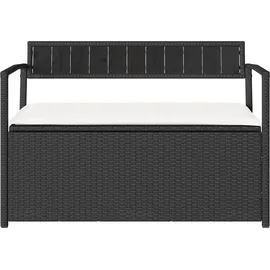 vidaXL Gartenbank 54 x 74 x 54 cm Schwarz