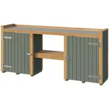 Weka Killarney Pflanztisch 300 cm Grau-Grün/Eiche