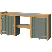 Weka Killarney Pflanztisch 300 cm Grau-Grün/Eiche