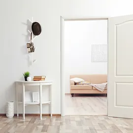 Relaxdays Garderobenständer Baumform 100,5 x 19,5 x 7 cm Weiß