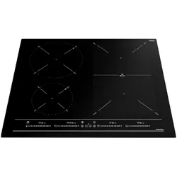 Induktion Kochfeld FLEX Autark Induktion KI6000SB 4+1 Zonen 60cm Klugmann MultiSlider-Touch