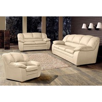 Cotta Polstergarnitur "Casino" Sitzmöbel-Sets Gr. H/T: 88 cm x 92 cm, Kunstleder SOFTLUX, beige (creme) Couchgarnituren Sets