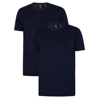G-Star D07205-124-6067-XL Shirt/Top T-Shirt 2-Pack, Blau (sartho blue D07205-124-6067), XL
