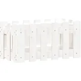 furnicato Pflanzkübel 60 x 30 x 30 cm Weiß