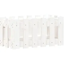 furnicato Pflanzkübel 60 x 30 x 30 cm Weiß
