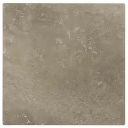 Oviala Business Gartentischgarnitur Laminat Marmor beige mit 4 grauen Sesseln - Oviala