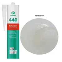 Ramsauer 440 Naturstein (Transparent) - 310ml Kartusche, Silikon Dichtstoff