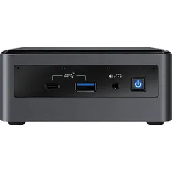 INTEL BXNUC10I7FNHJA2, Mini PC mit Intel® CoreTM i7 i7-10710U Prozessor, 8 GB RAM, 1 TB HDD, UHD Graphics, Windows 10 Home (32 bit)