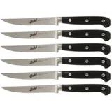 Berkel Adhoc Glossy Black Steak Set 6-tlg. gezackt,