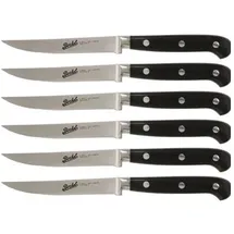 Berkel Adhoc Glossy Black Steak Set 6-tlg. gezackt,
