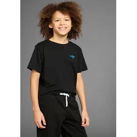 KangaROOS T-Shirt in schwarz + weiß), | Gr.: 140/146