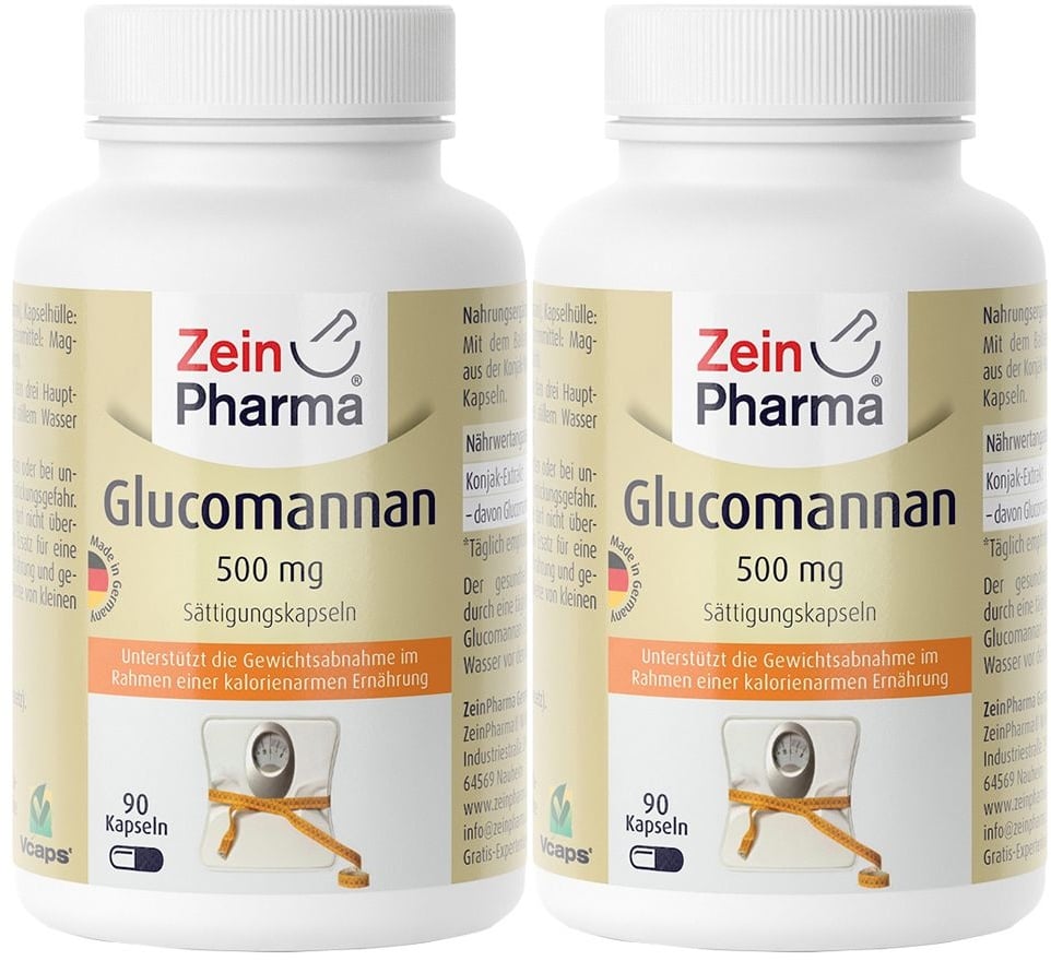 Glucomannan Sättigungskapseln 500 mg ZeinPharma