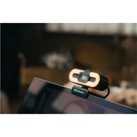 Verbatim Webcam mit Mikro+Licht AWC-02 Full HD 1080p Autof retail