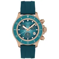 TISSOT T120.217.37.041.00 Taucher-Armbanduhr Seastar 1000 Chronograph Türkis