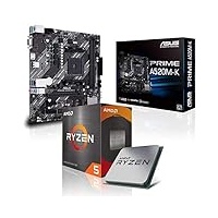 Aufrüst-Kit Bundle AMD Ryzen 5 5600X 6X 3.7 GHz Prozessor, A520M-K Mainboard (Komplett fertig zusammengebaut inkl. Bios Update und Funktionskontrolle)