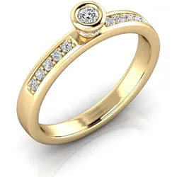 Verlobungsring VR30 750er Gelbgold - 8042
