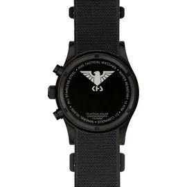 KHS PLABSSC.DFB Herrenuhr Platoon Solar Chronograph Schwarz