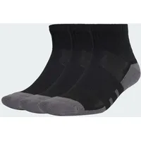 Adidas Essentials CLIMACOOL Quarter Socken, 3 Paar - black/grey