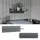 VitaliSpa Wandregal Ajaton 70 x 20 x 20 cm Grau