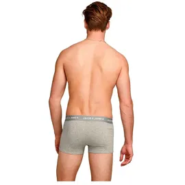 JACK & JONES Boxershorts blau/grau/schwarz M 5er Pack