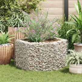 vidaXL Sechseckiges Gabionen-Hochbeet 100 × 90 × 50 cm