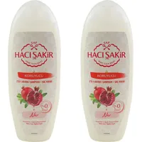 Haci Sakir Shampoo 2x 500 ml Granatapfel