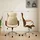CLP Melilla Kunstleder creme/walnuss