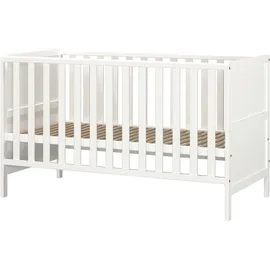 Germania Kinderbett 7001-84 GW-Alkmaar, in Weiß, mitwachsend, auf Sicherheit geprüft, 145 x 86 x 76 cm (BxHxT)