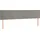 vidaXL Boxspringbett mit Matratze & LED Hellgrau 180x200 cm Samt