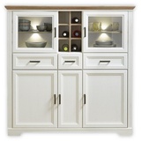 Innostyle Highboard Jasmin Dekor Braun Pinie