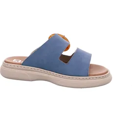 Rieker Bequeme Pantoletten für Damen, blau, Größe 36 EU