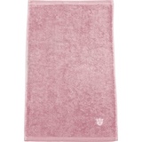 Ross Gästehandtücher »Vita«, (6 St.), Bestickung ROSS-Emblem rosa