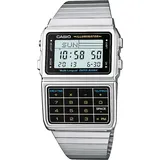 Casio Unisex-Armbanduhr Databank Digital Quarz Edelstahl DBC-611-1D