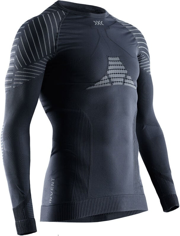 X-BIONIC INVENT 4.0 langarm Lauffunktionsshirt G035 - anthracite/black S