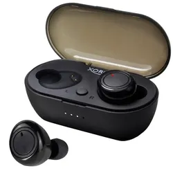 XORO KHB 25 Kabelloser In-Ear-Kopfhörer integrierter Akku TWS-Technologie Mikrofon Separate Ladebox EIN-Tasten-Steuerung BT 5.0 HFP HSP A2DP Schwarz