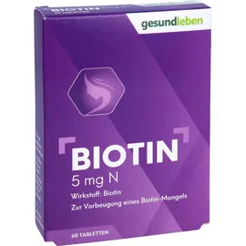 Alliance Healthcare Deutschland GmbH Gesund leben Biotin 5 mg N