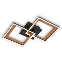Briloner LED Deckenleuchte Frames 44 cm schwarz drehbar